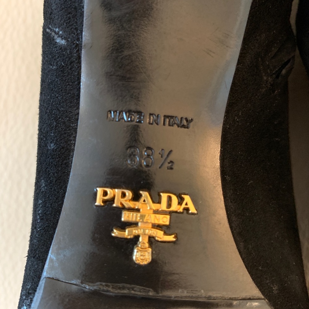 Prada Ankle Booties size 38.5 - Picture 7 of 8